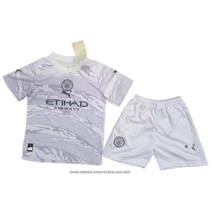 Camisola Manchester City Chinese New Year Crianca 2023-2024